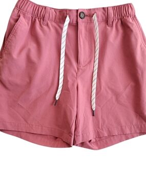 Chubbies Everywear Shorts Men's M Pink Drawstring Golf Performance Beach Resort